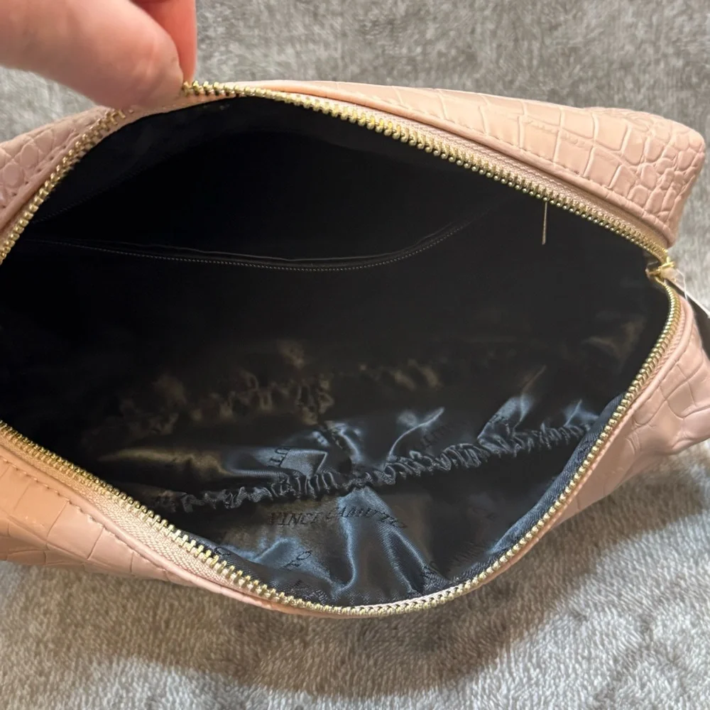 Vince Camuto Blush Animal Scale XL Cosmetic Bag